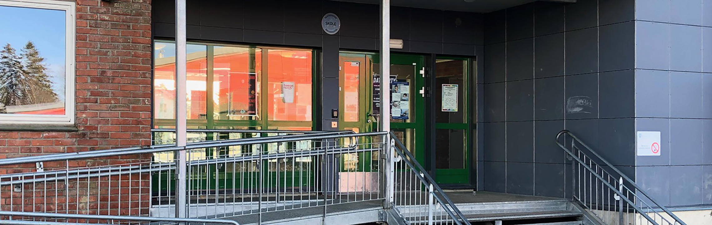 Inngangen til Kråkstad bad